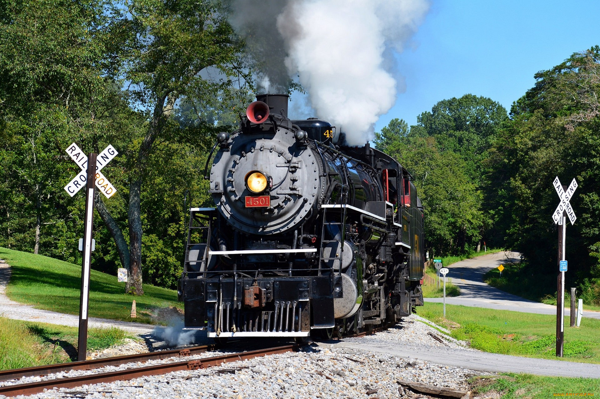 техника, паровозы, локомотив, состав