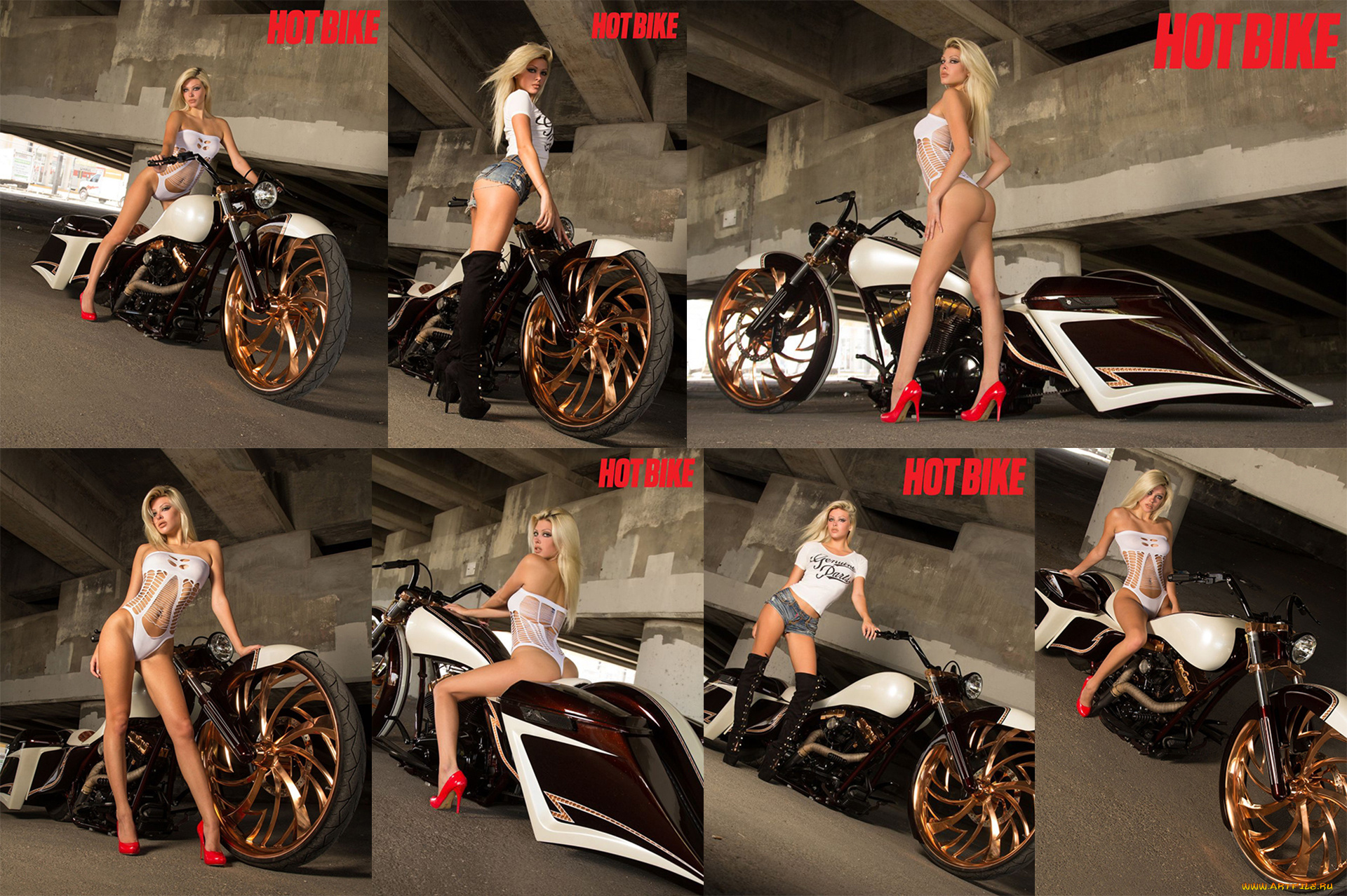 мотоциклы, мото, с, девушкой, девушки