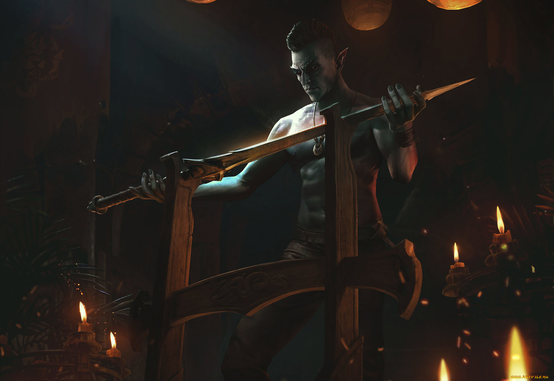 видео, игры, the, elder, scrolls, , legends, персонаж