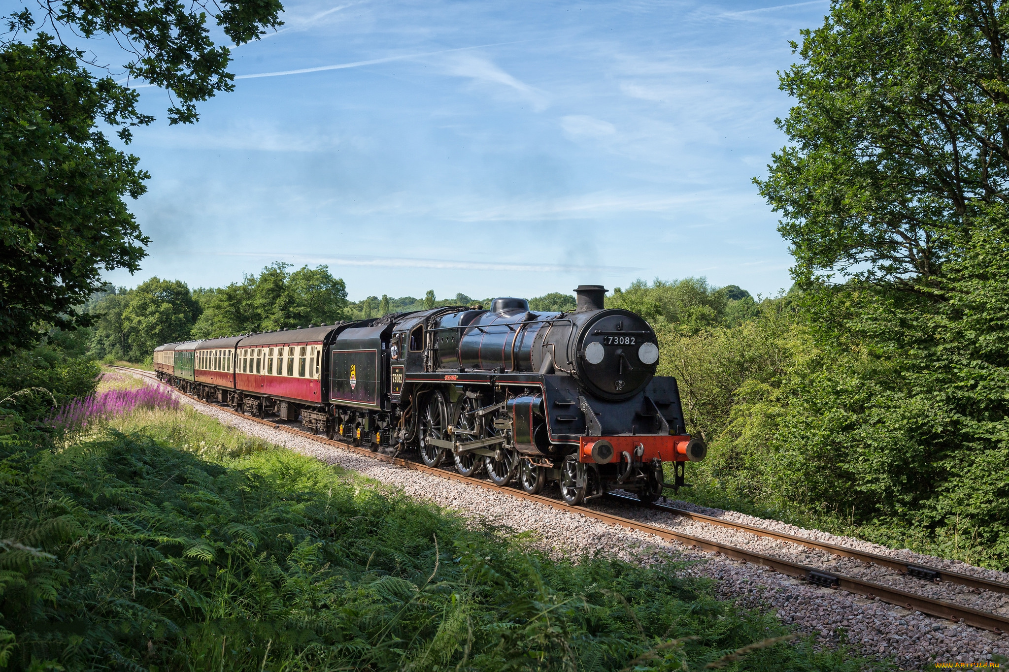 техника, паровозы, состав, локомотив