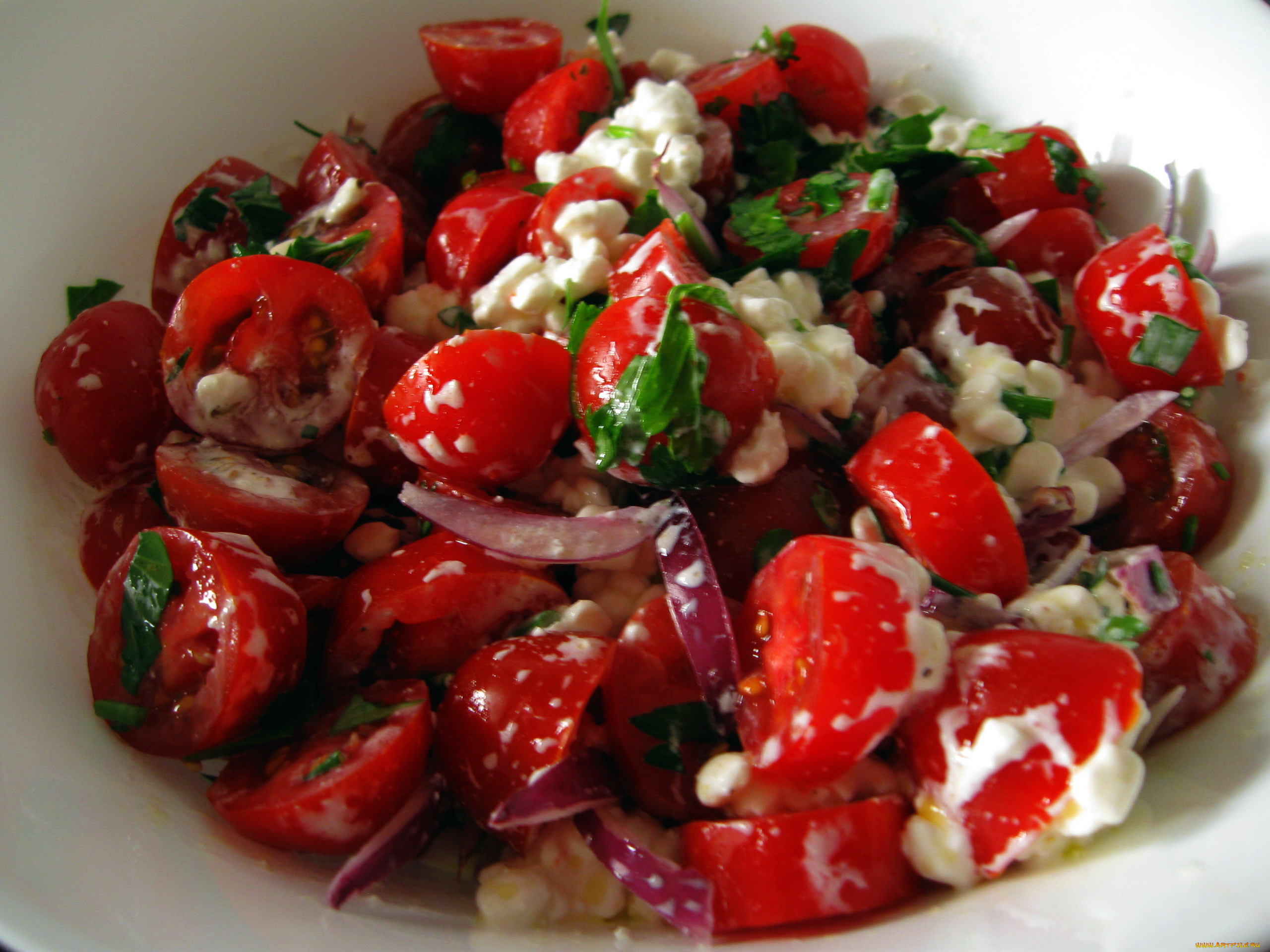 еда, салаты, , закуски, черри, помидоры, овощной, салат, томаты