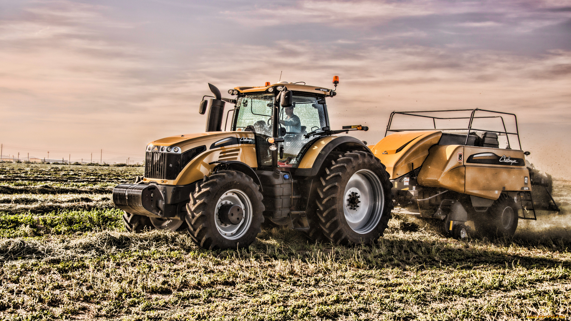 2019, challenger, mt600e, техника, тракторы, заготовка, сена, hdr, урожай, сельское, хозяйство, сельскохозяйственное, оборудование, желтый, трактор