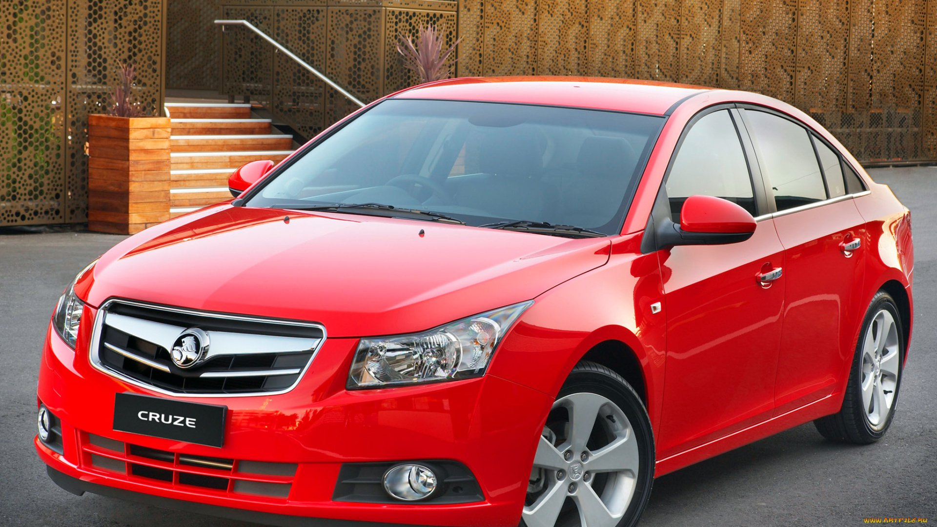 holden, cruze, автомобили, holden, cruze, автомобиль, красный