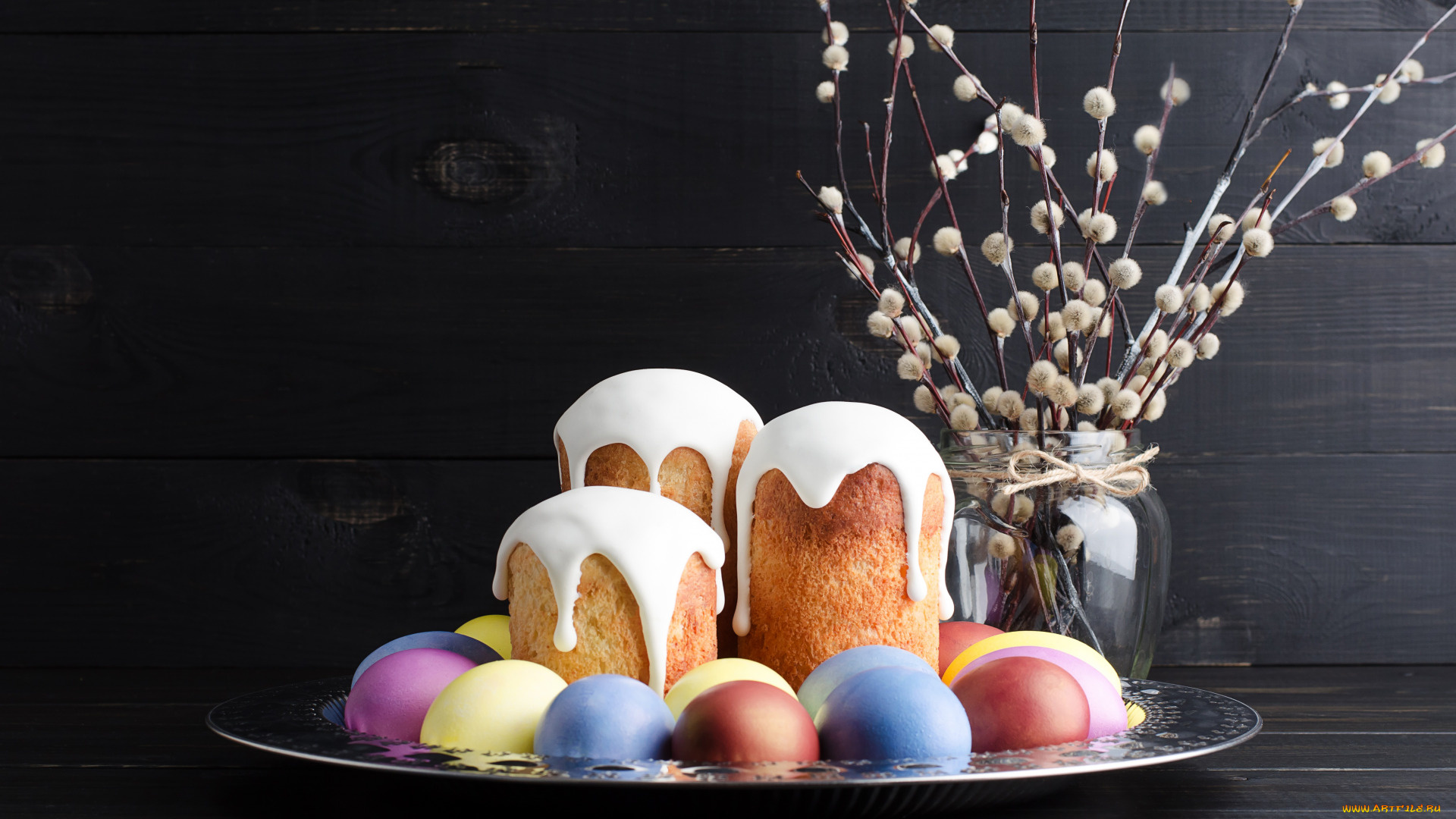 праздничные, пасха, праздник, верба, кулич, яйца
