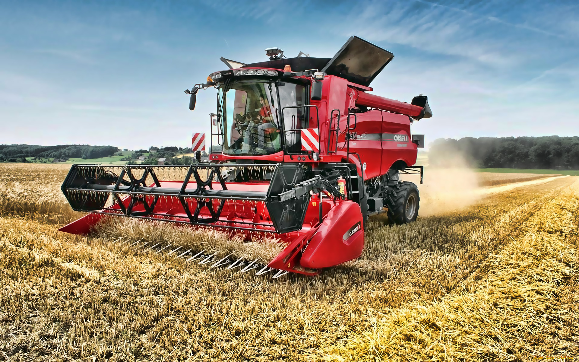 2019, case, ih, axial, flow, 5140, техника, комбайны, пшеница, уборка, урожая, сельское, хозяйство, hdr