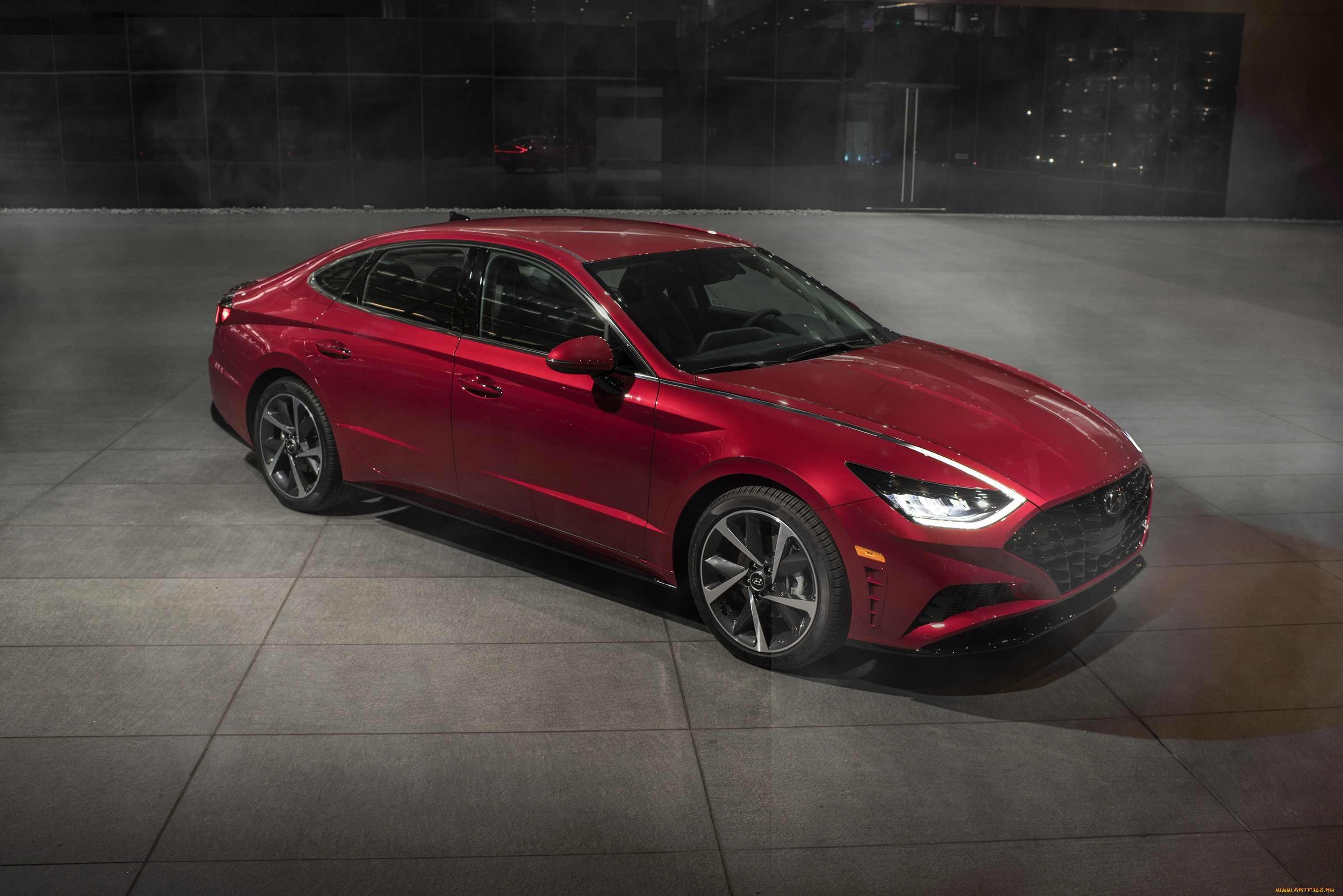 2020, hyundai, sonata, автомобили, hyundai, 2020, sonata, седан, красный, соната