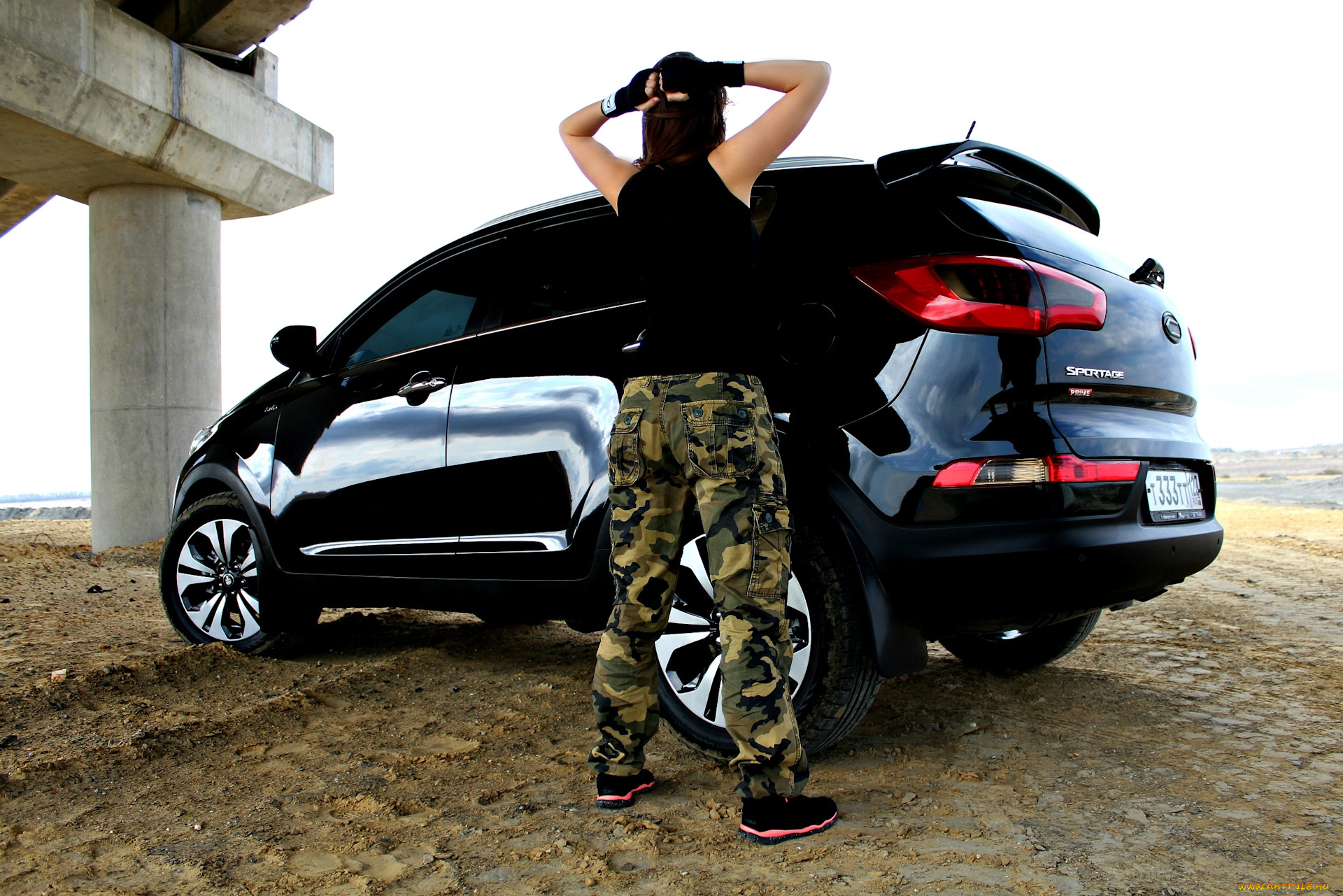 автомобили, -авто, с, девушками, kia, sportage