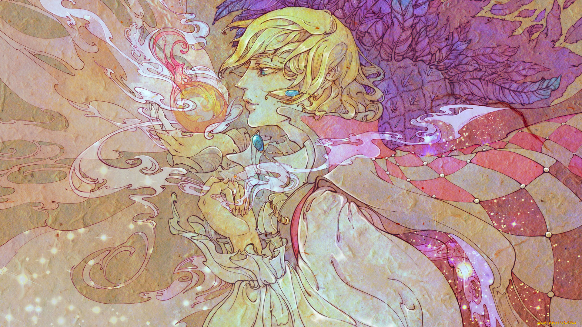 аниме, howl`s, moving, castle, ходячий, замок