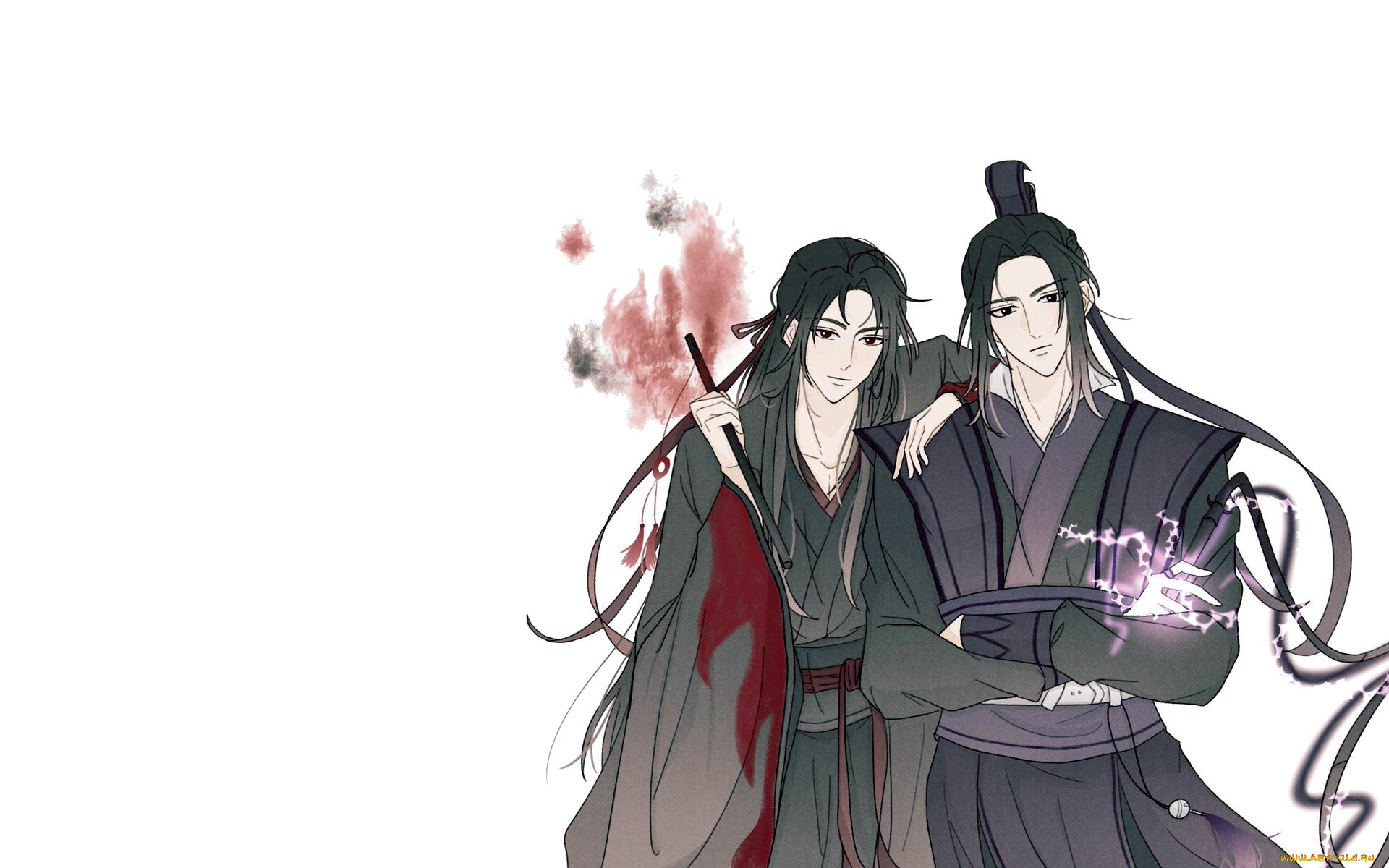 аниме, mo, dao, zu, shi, вэй, усянь, флейта, цзян, чэн