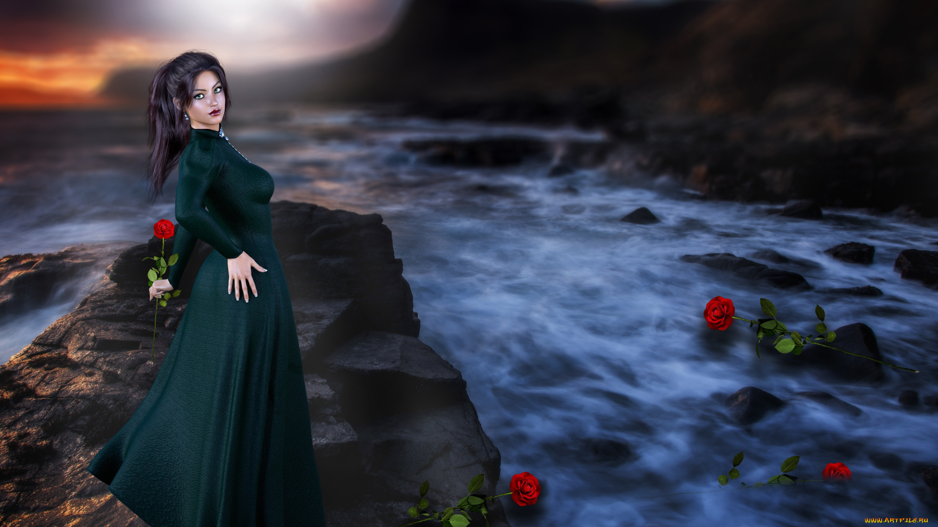 3д, графика, люди, , people, девушка