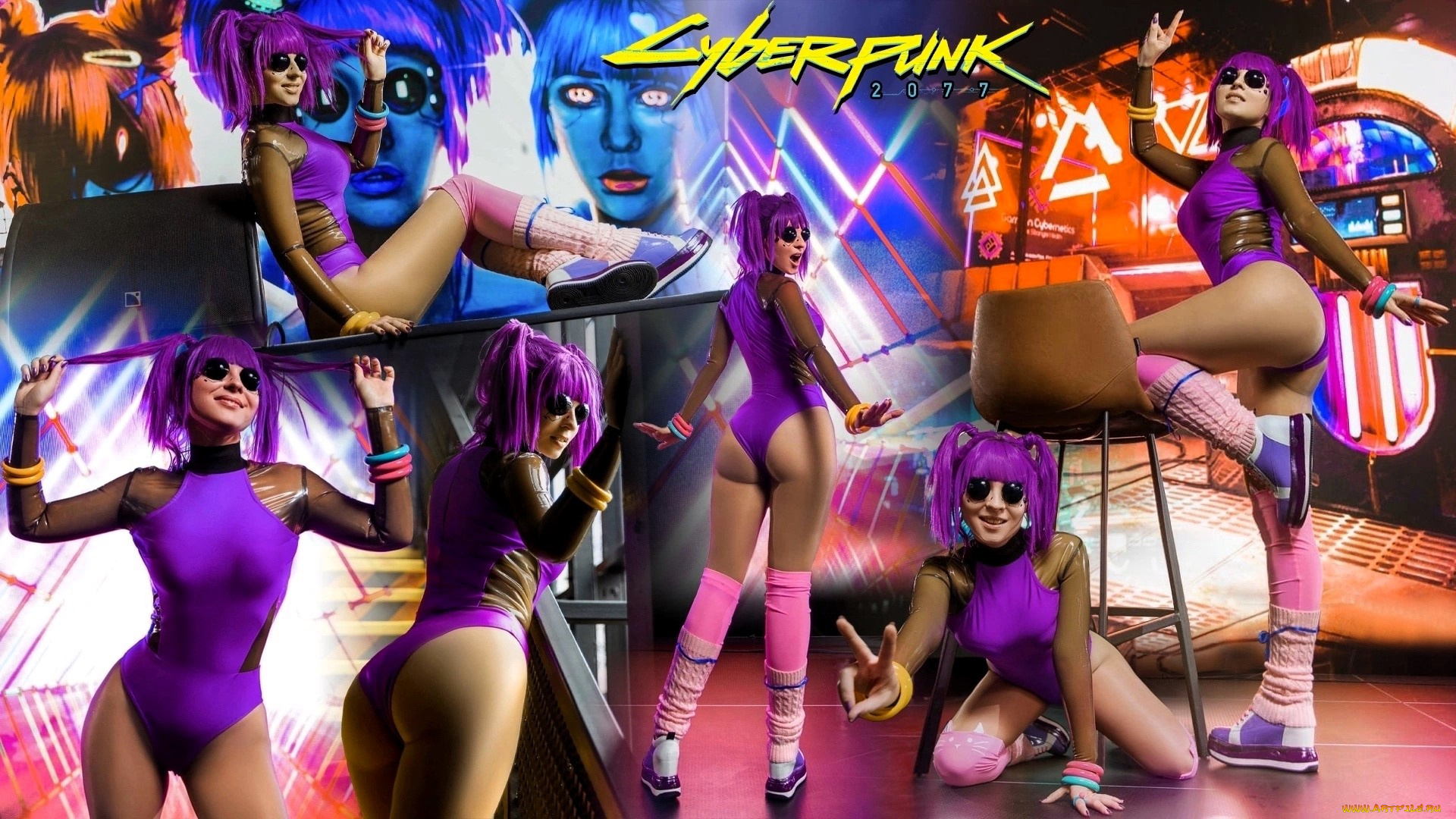 девушки, анна, шаховская, образ, косплей, боди, очки, коллаж