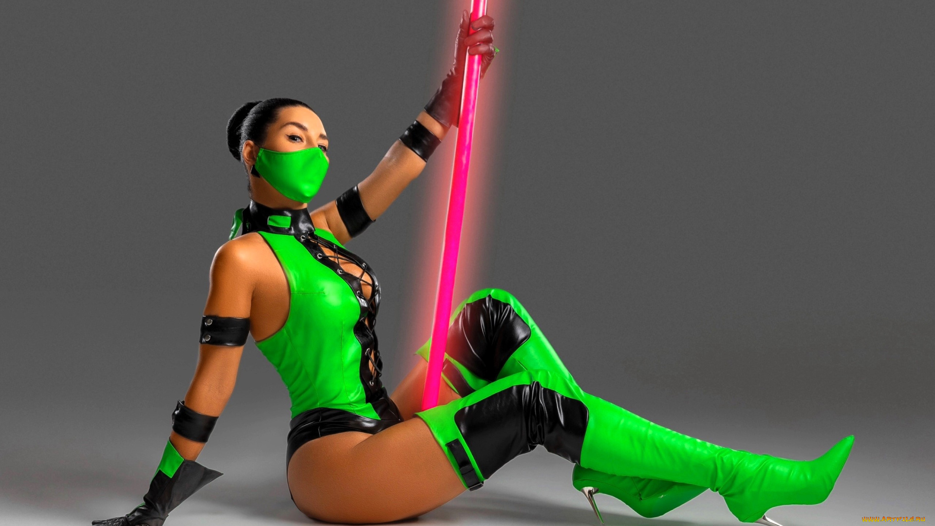 девушки, анна, шаховская, образ, косплей, наряд, боди, сапоги, шест