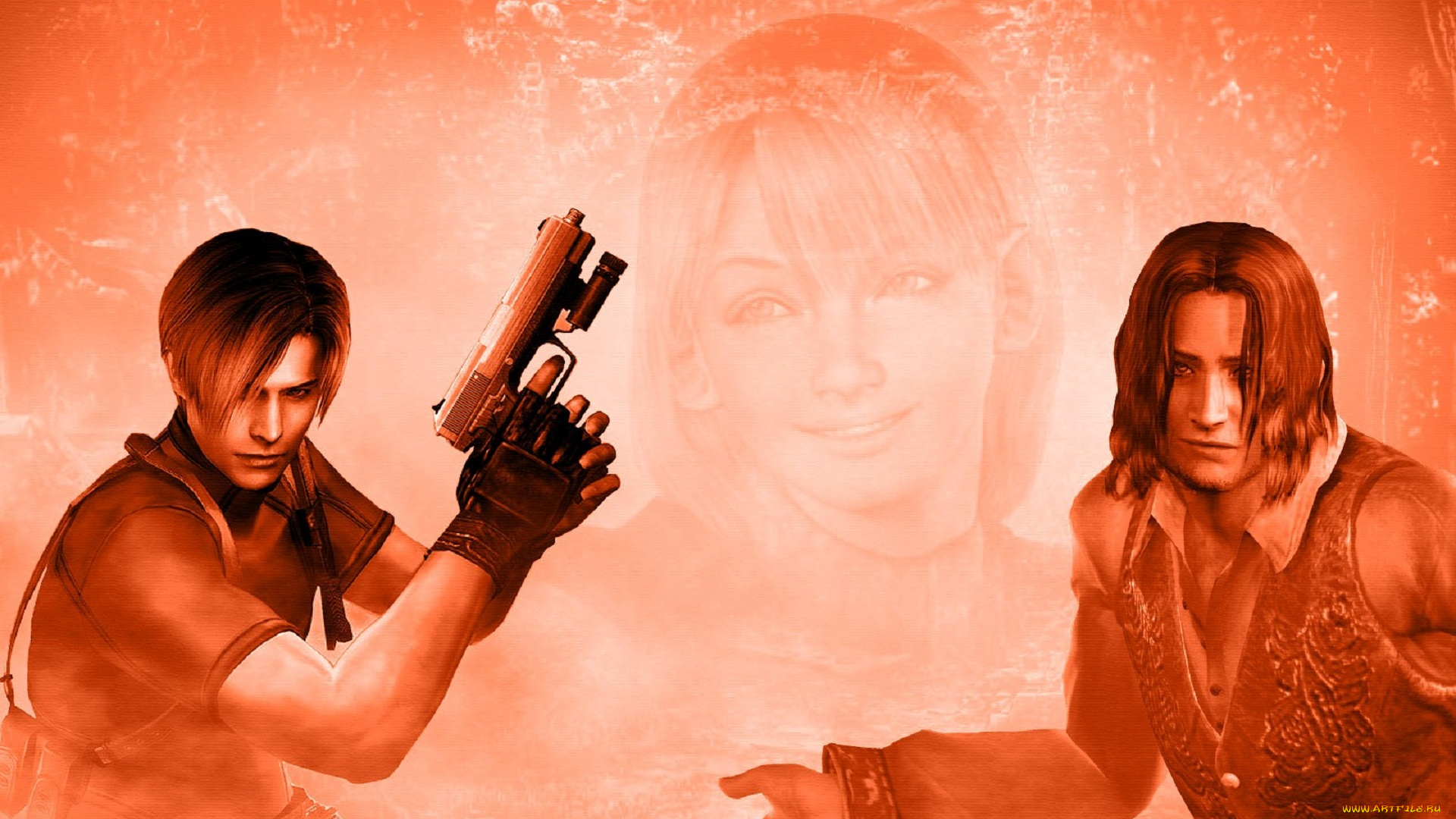видео, игры, resident, evil, 4, персонажи, оружие