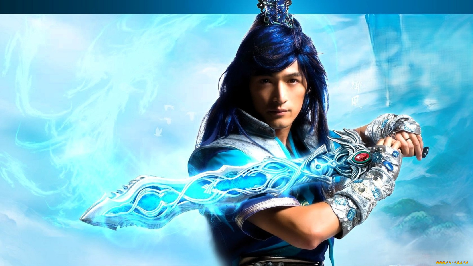 zhu, xian, видео, игры, fantasy, zhu, xian, парень, воин, меч