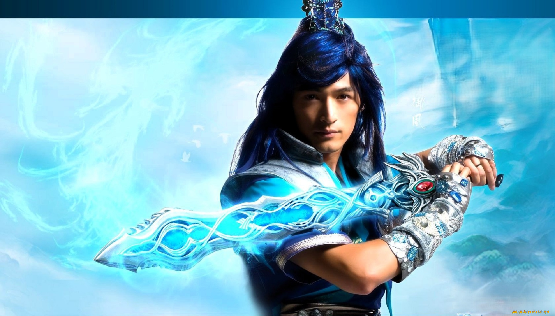 zhu, xian, видео, игры, fantasy, zhu, xian, парень, воин, меч