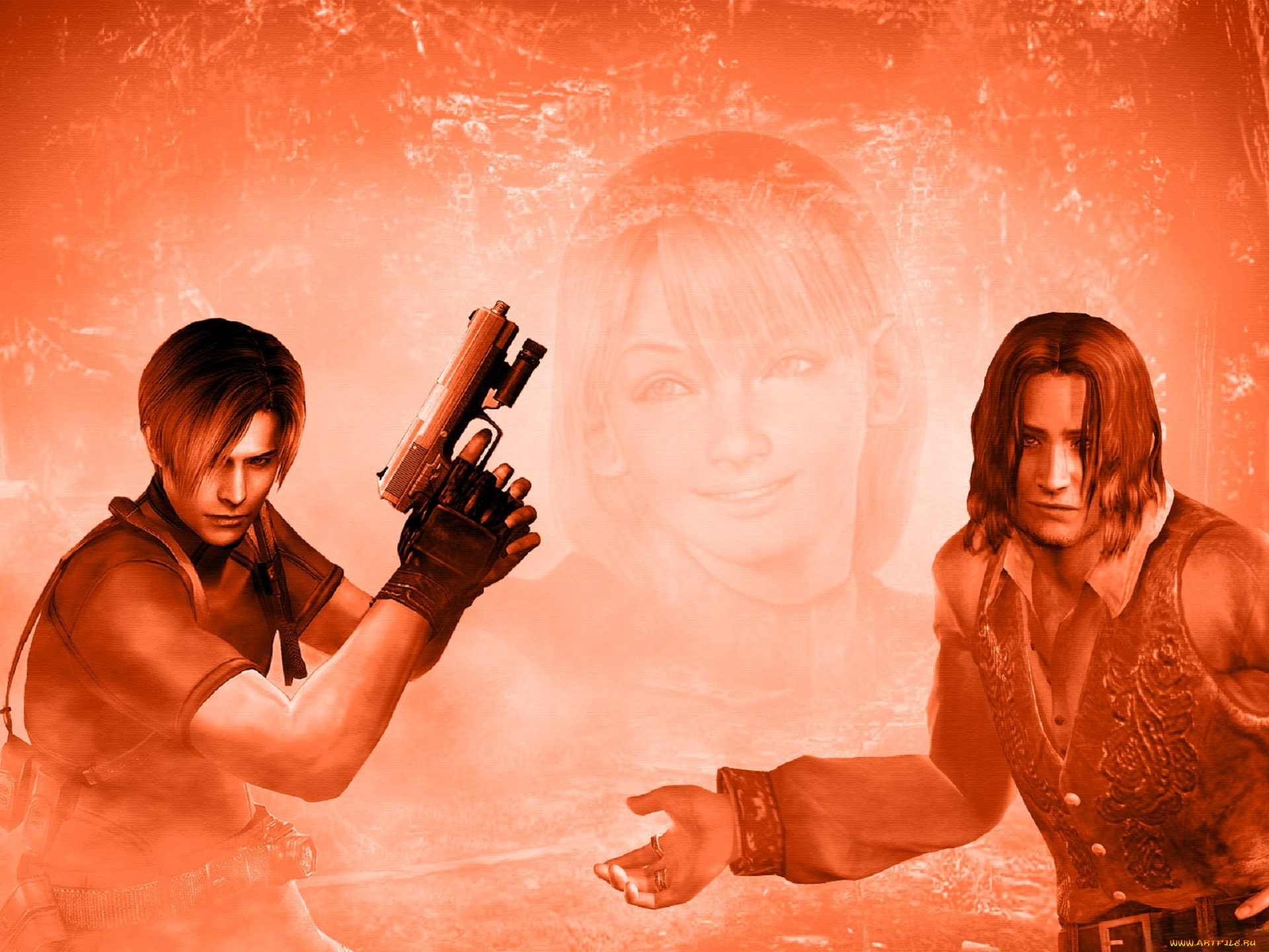 видео, игры, resident, evil, 4, персонажи, оружие