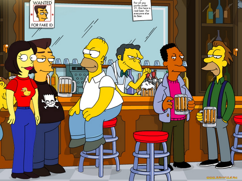 мультфильмы, the, simpsons