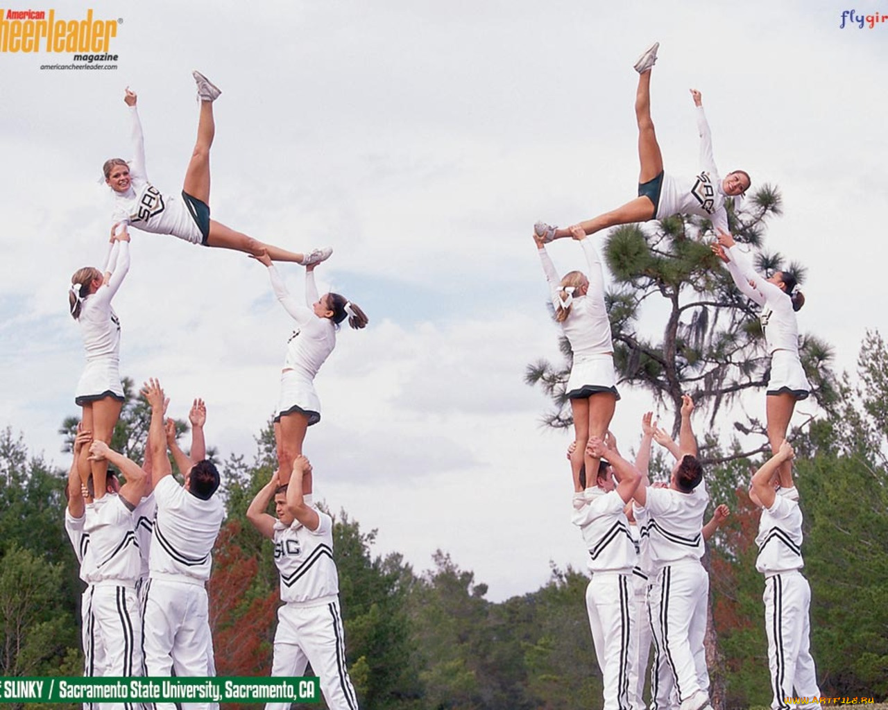 спорт, группы, поддержки