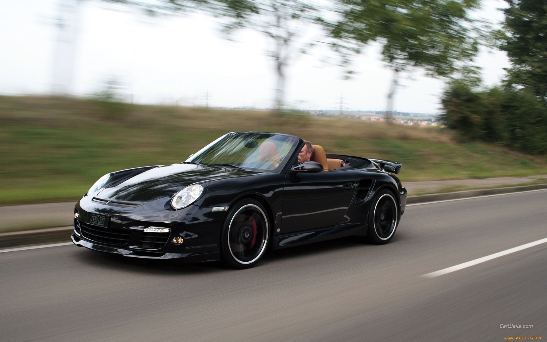 porsche, 911, turbo, cabrio, techart, автомобили