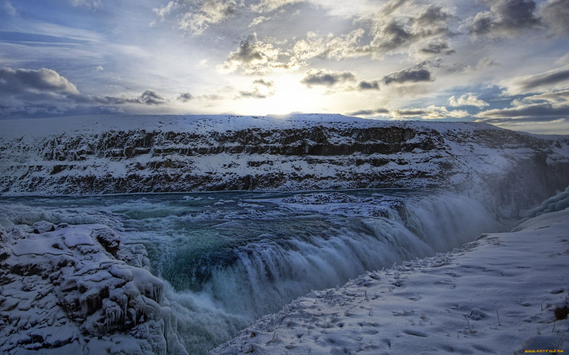 природа, водопады