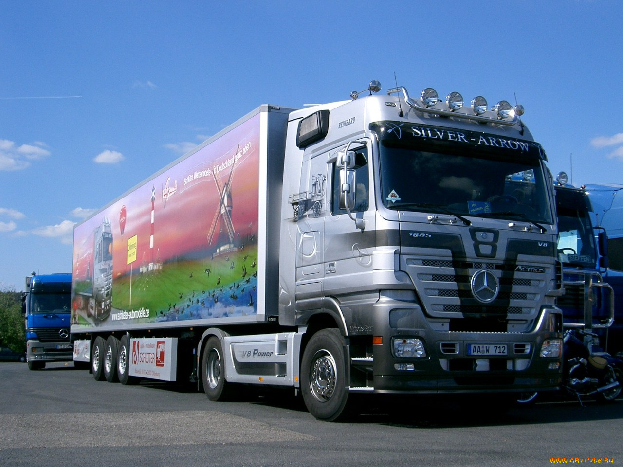 автомобили, mercedes, trucks