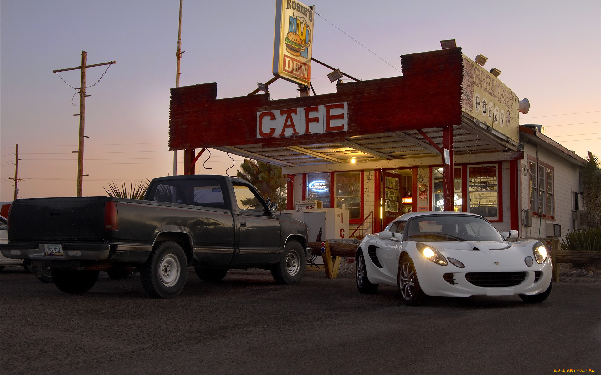 автомобили, разные, вместе