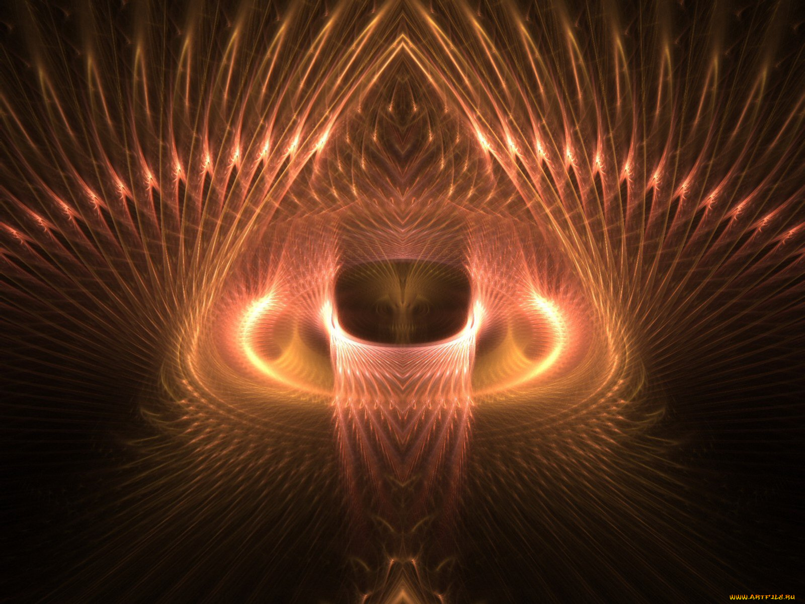 3д, графика, fractal, фракталы, узор, цвета, фон