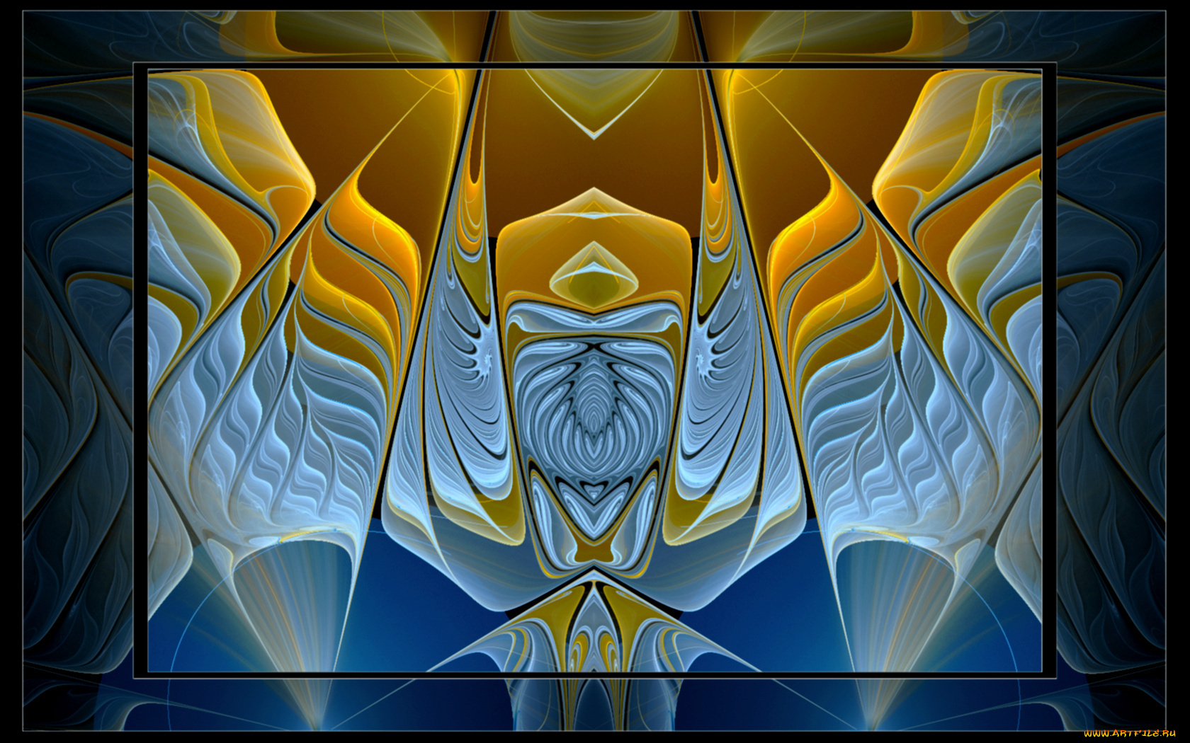 3д, графика, fractal, фракталы, узор, цвета, фон