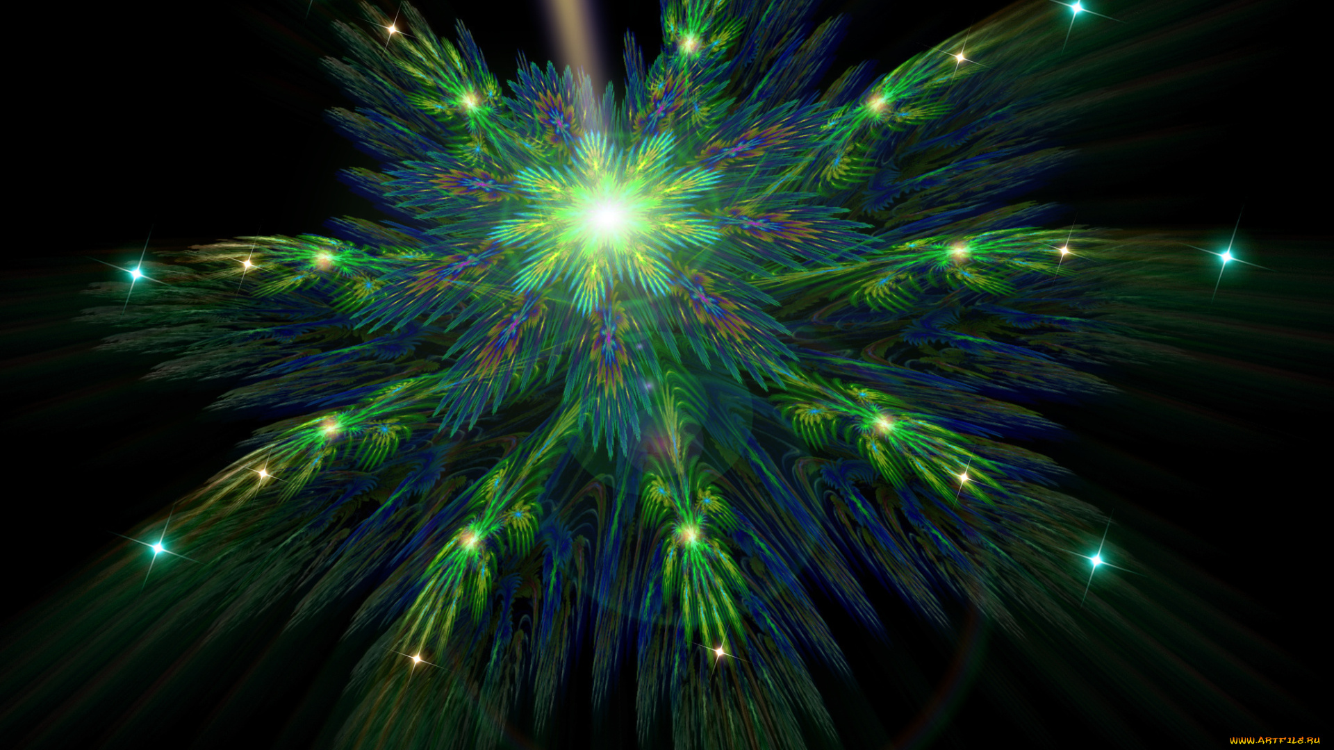 3д, графика, fractal, фракталы, узор, цвета, фон