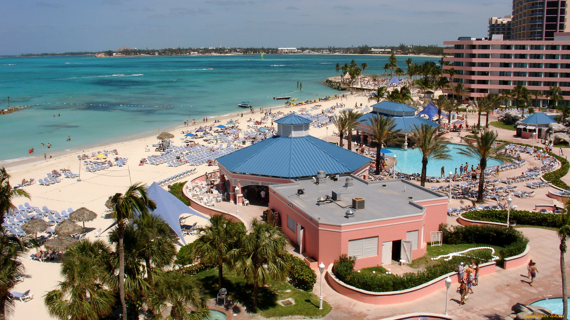 города, панорамы, bahamas