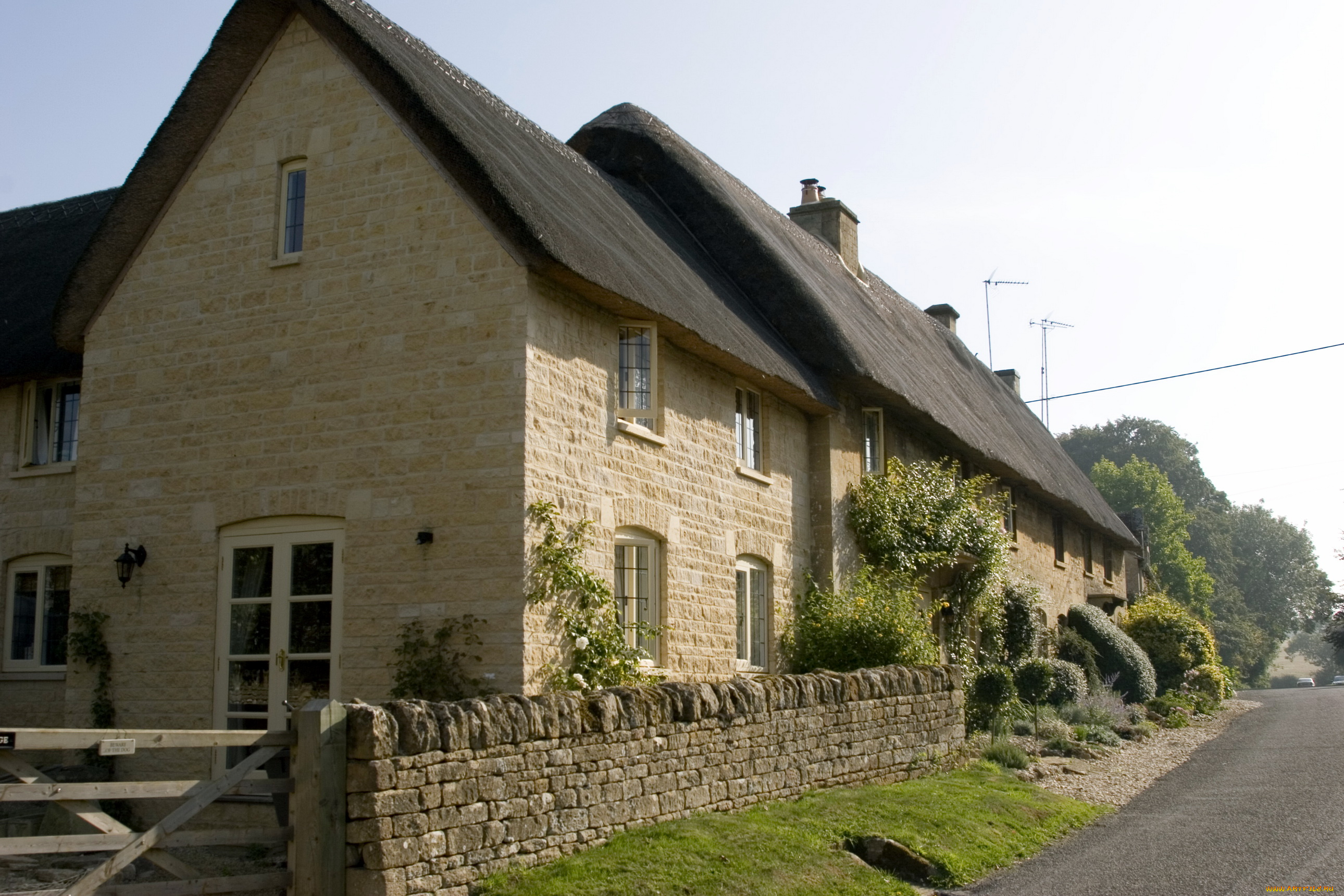 города, здания, дома, оксфордшир, тейнтон, великобритания