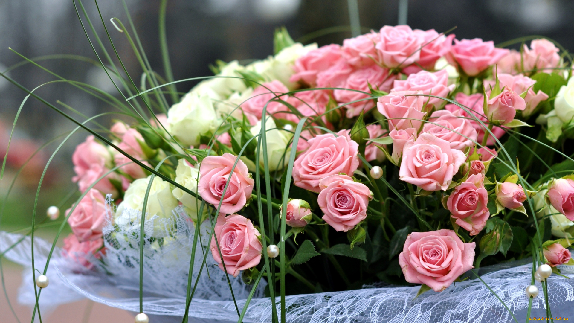 цветы, розы, букет