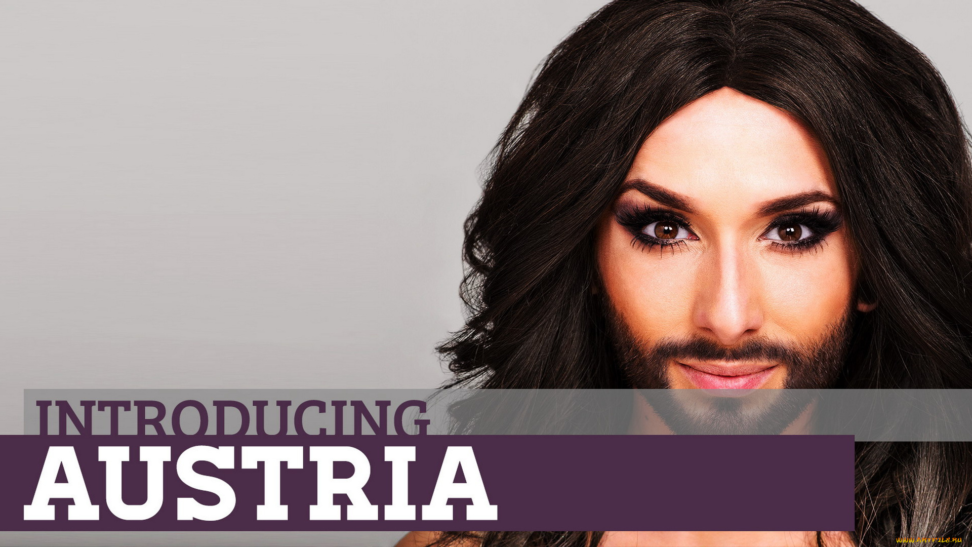 музыка, евровидение, австрия, conchita, wurst, макияж, улыбка, борода, трансвестит