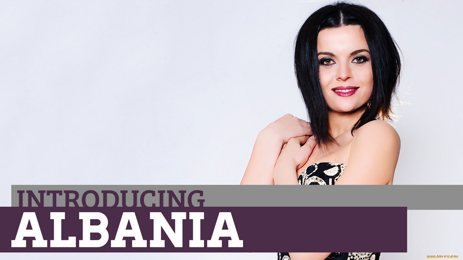 музыка, евровидение, брюнетка, албания, певица, улыбка, hersi