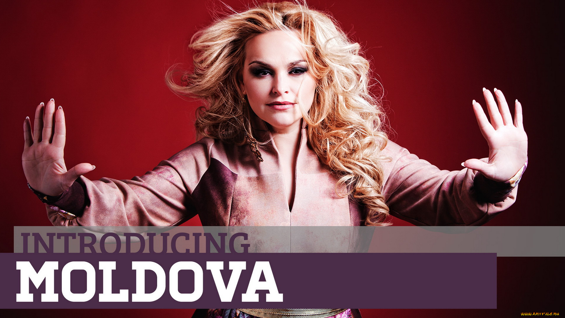 музыка, евровидение, жест, cristina, scarlat, руки, певица, молдова, ветер, улыбка