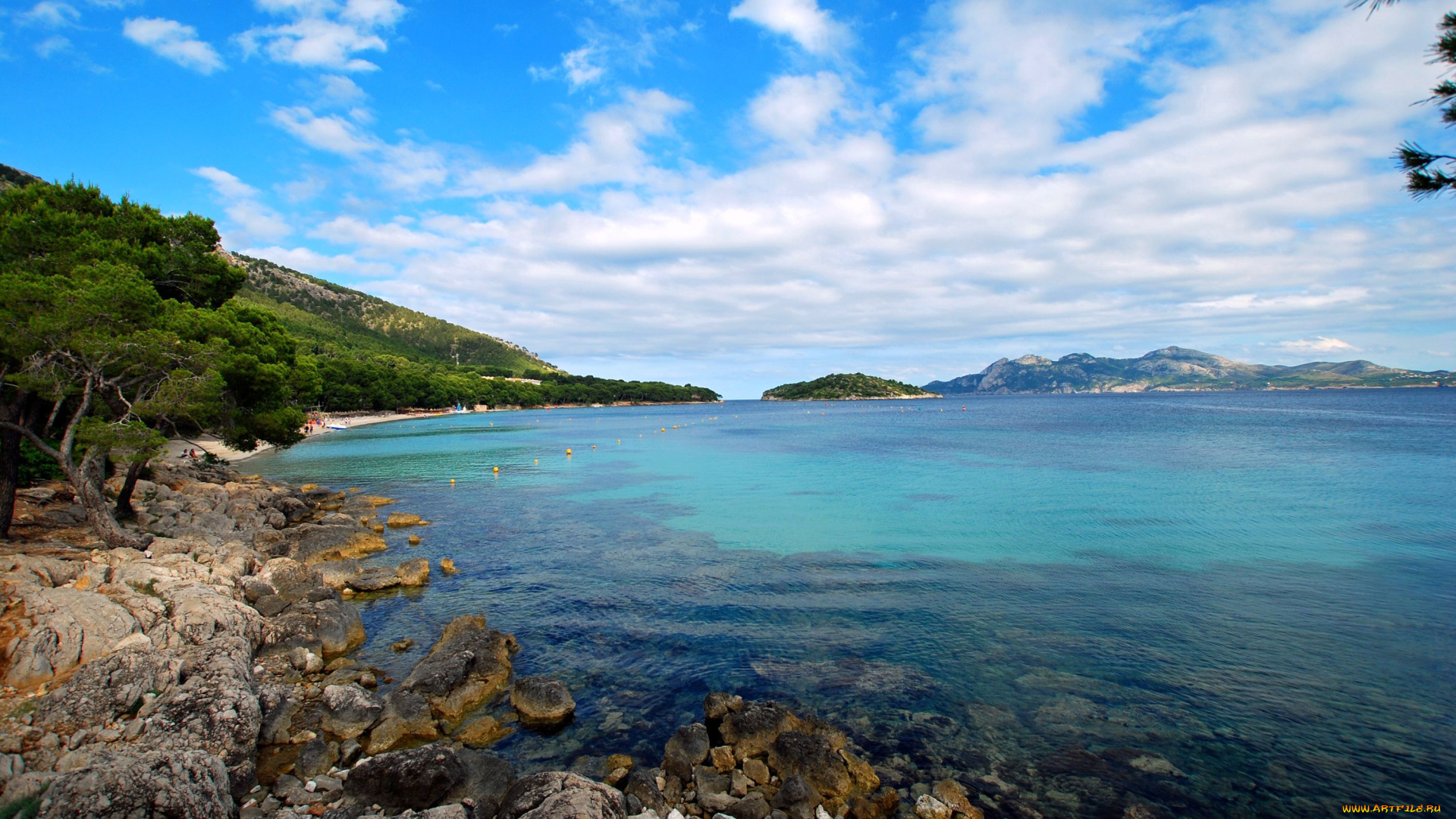 природа, побережье, море