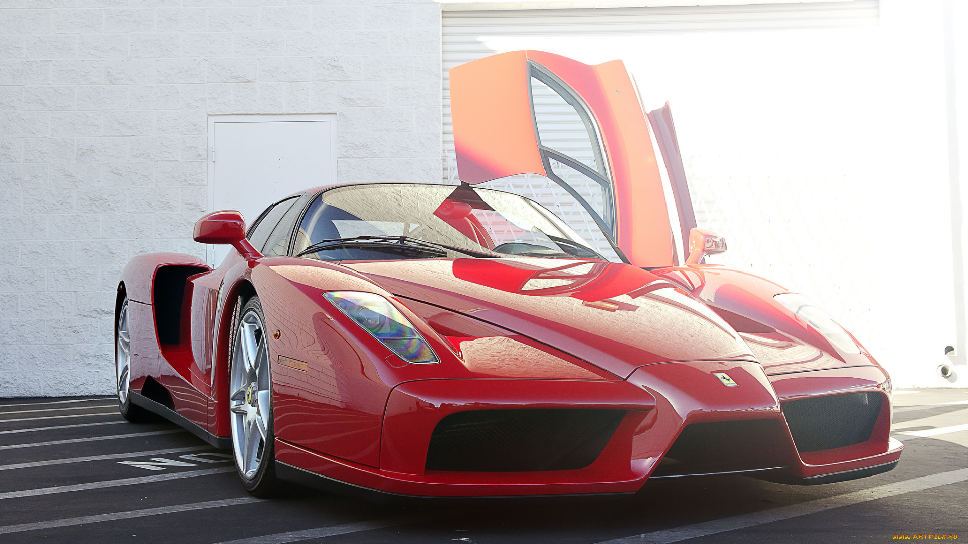 rosso, corsa, enzo, ferrari, автомобили, ferrari, италия, суперкар