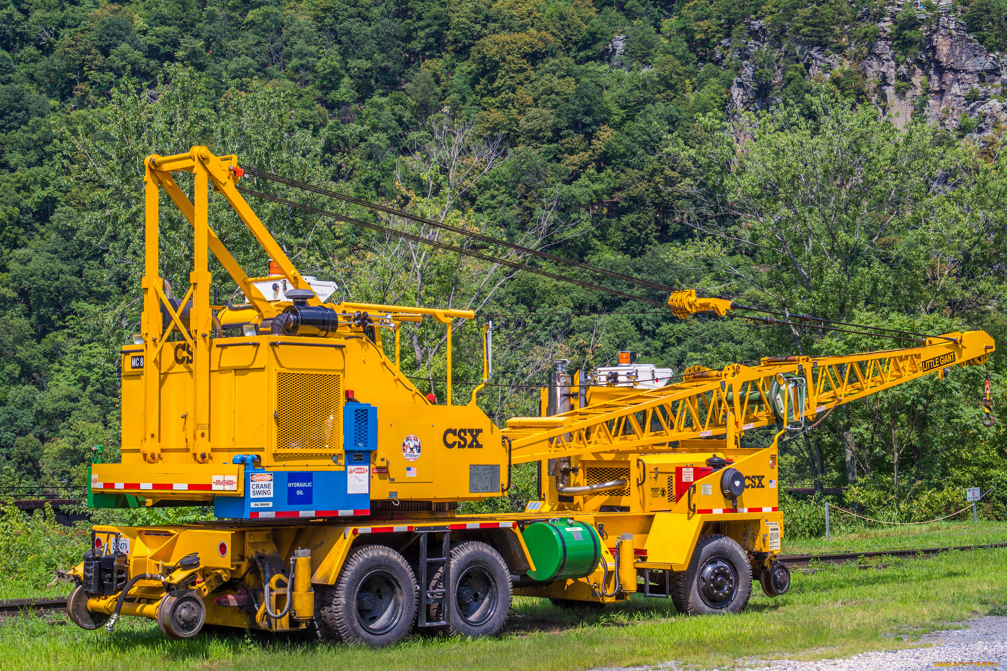csx, railroad, crane, техника, краны, автошасси, самоходный, кран