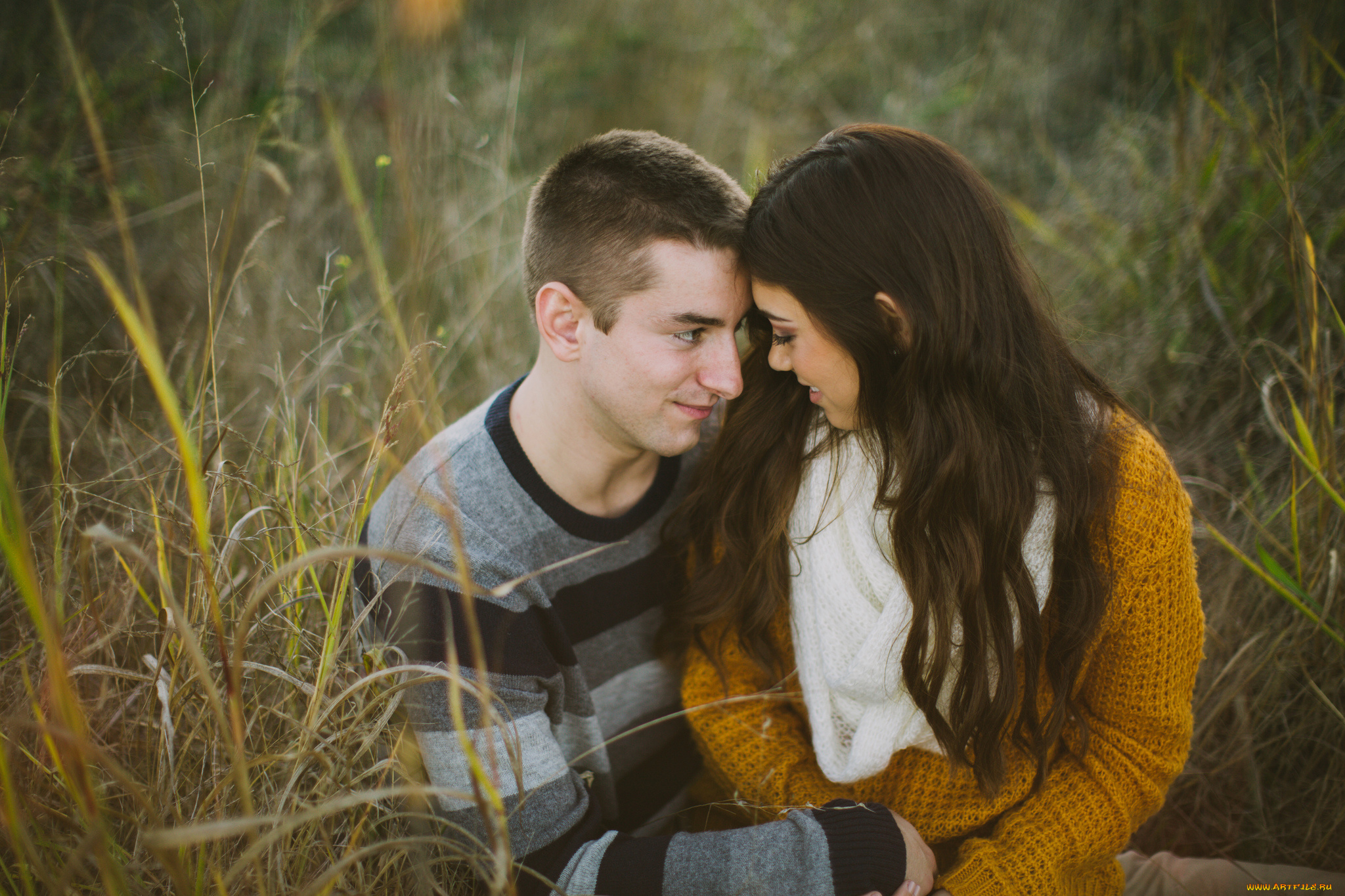 разное, мужчина, женщина, поле, девушка, jim, jo, парень, трава