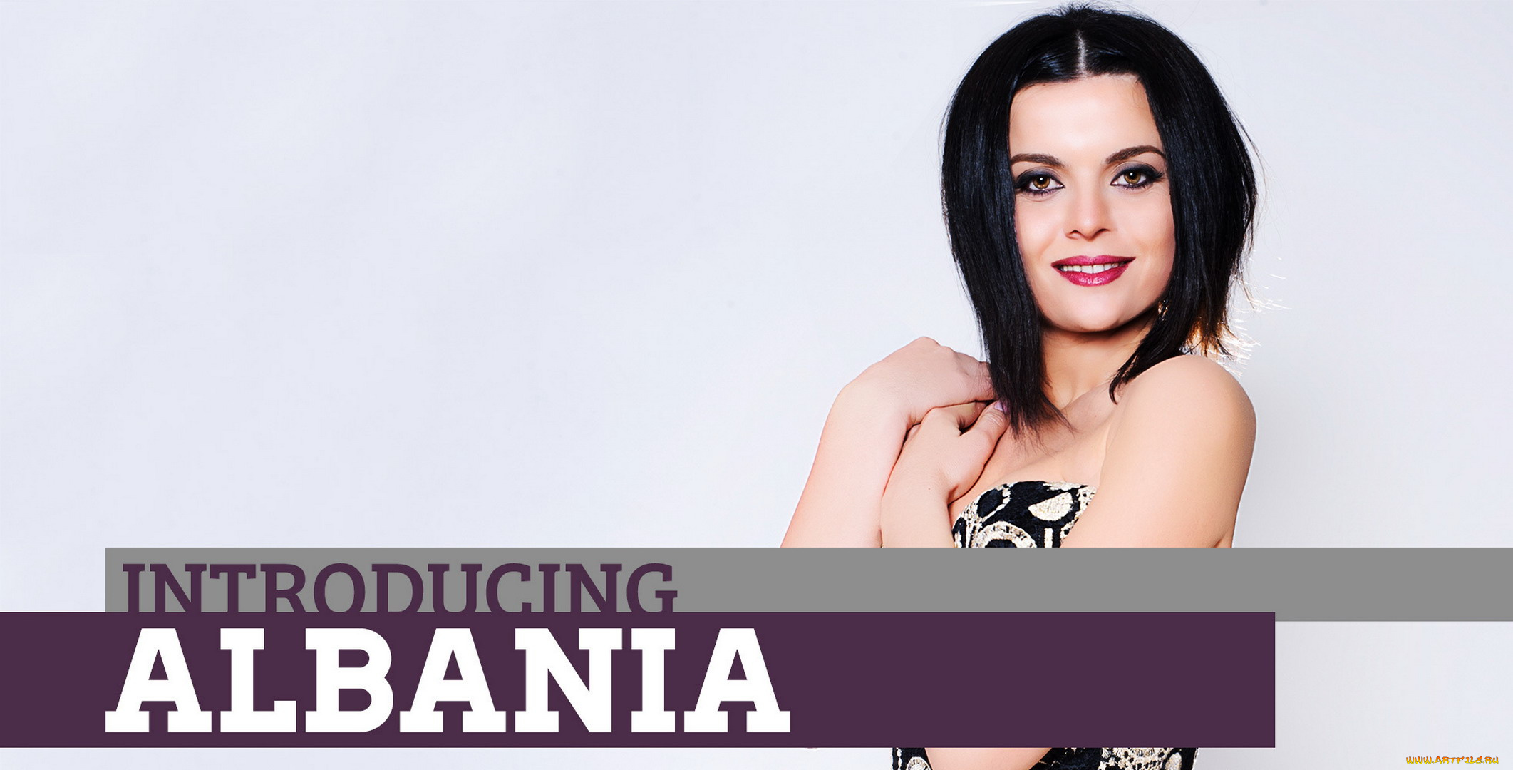 музыка, евровидение, брюнетка, албания, певица, улыбка, hersi