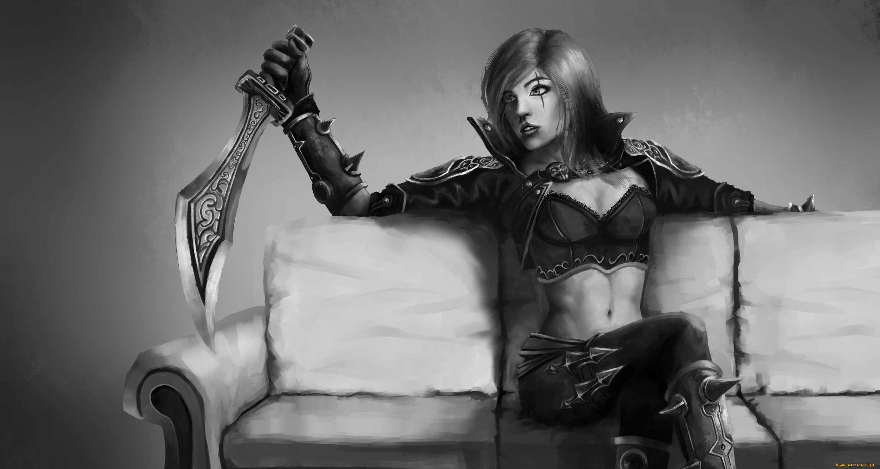 видео, игры, league, of, legends, девушка, катарина, katarina, lol