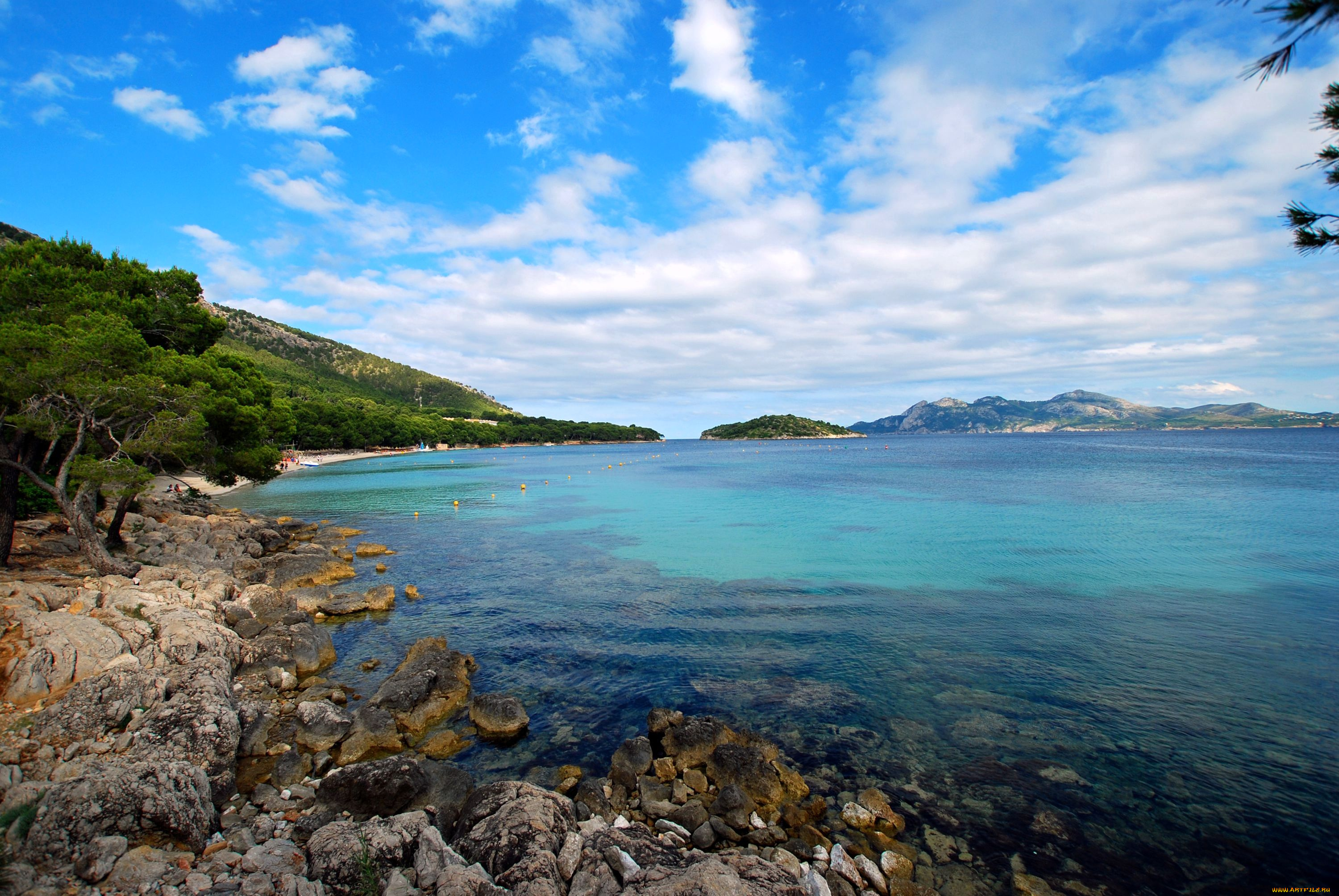 природа, побережье, море