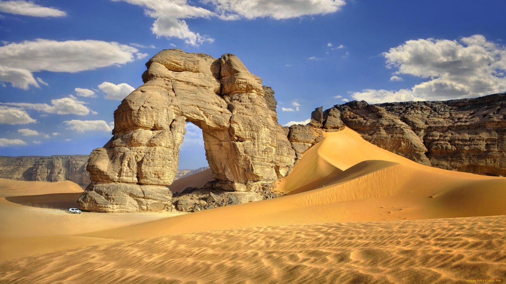 природа, пустыни, скалы, арка, пески