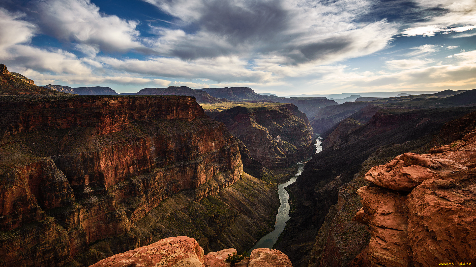 природа, реки, озера, река, горы, деревья, небо, пейзаж
