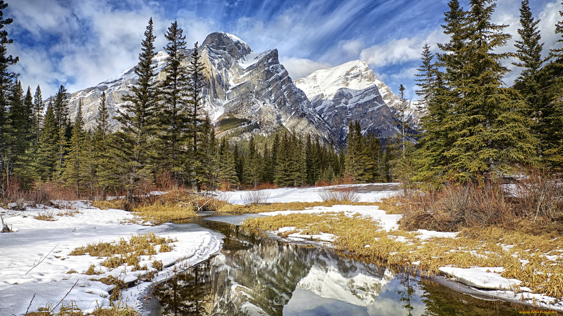 природа, реки, озера, река, лес, горы