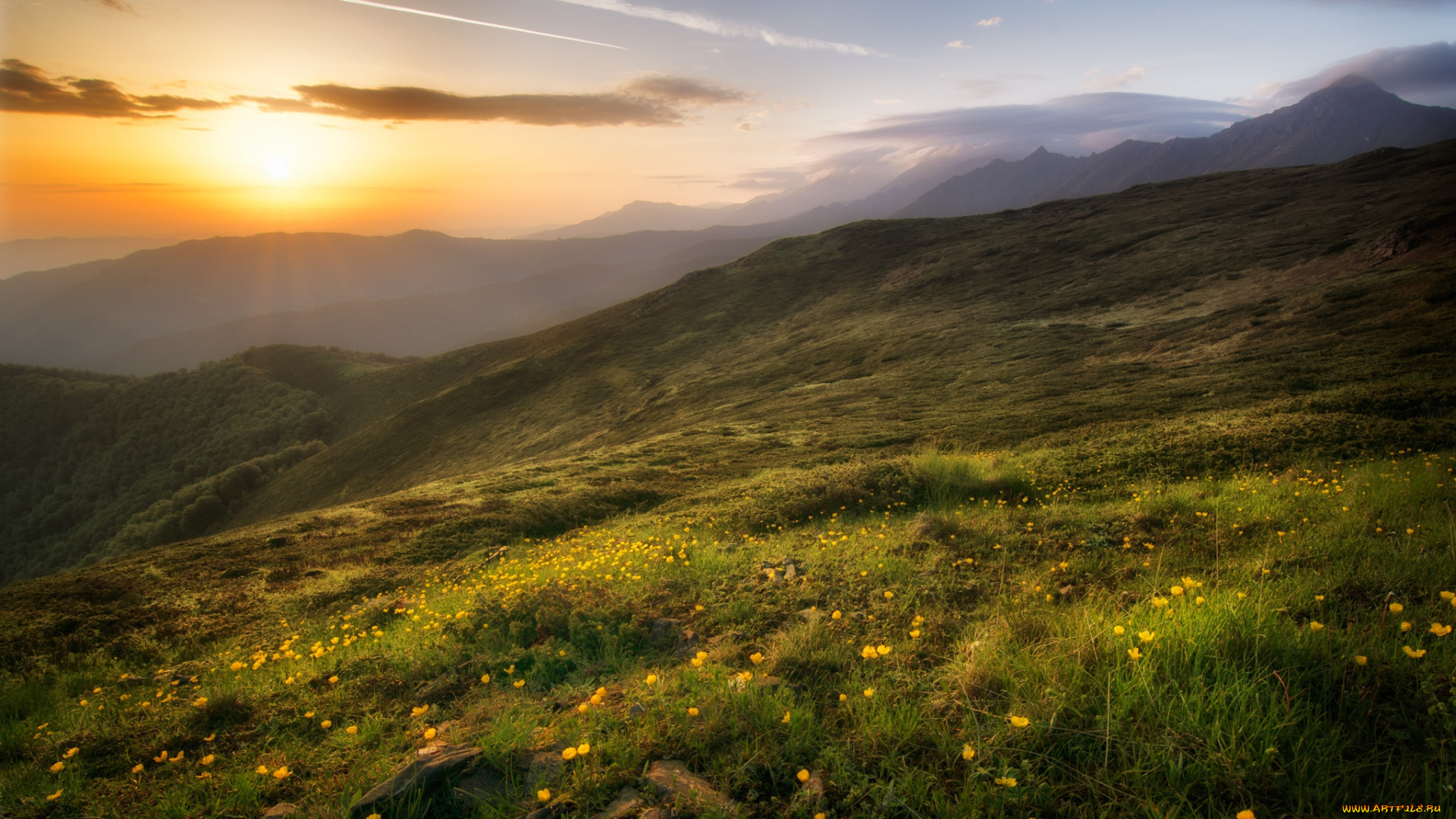 природа, восходы, закаты, рассвет