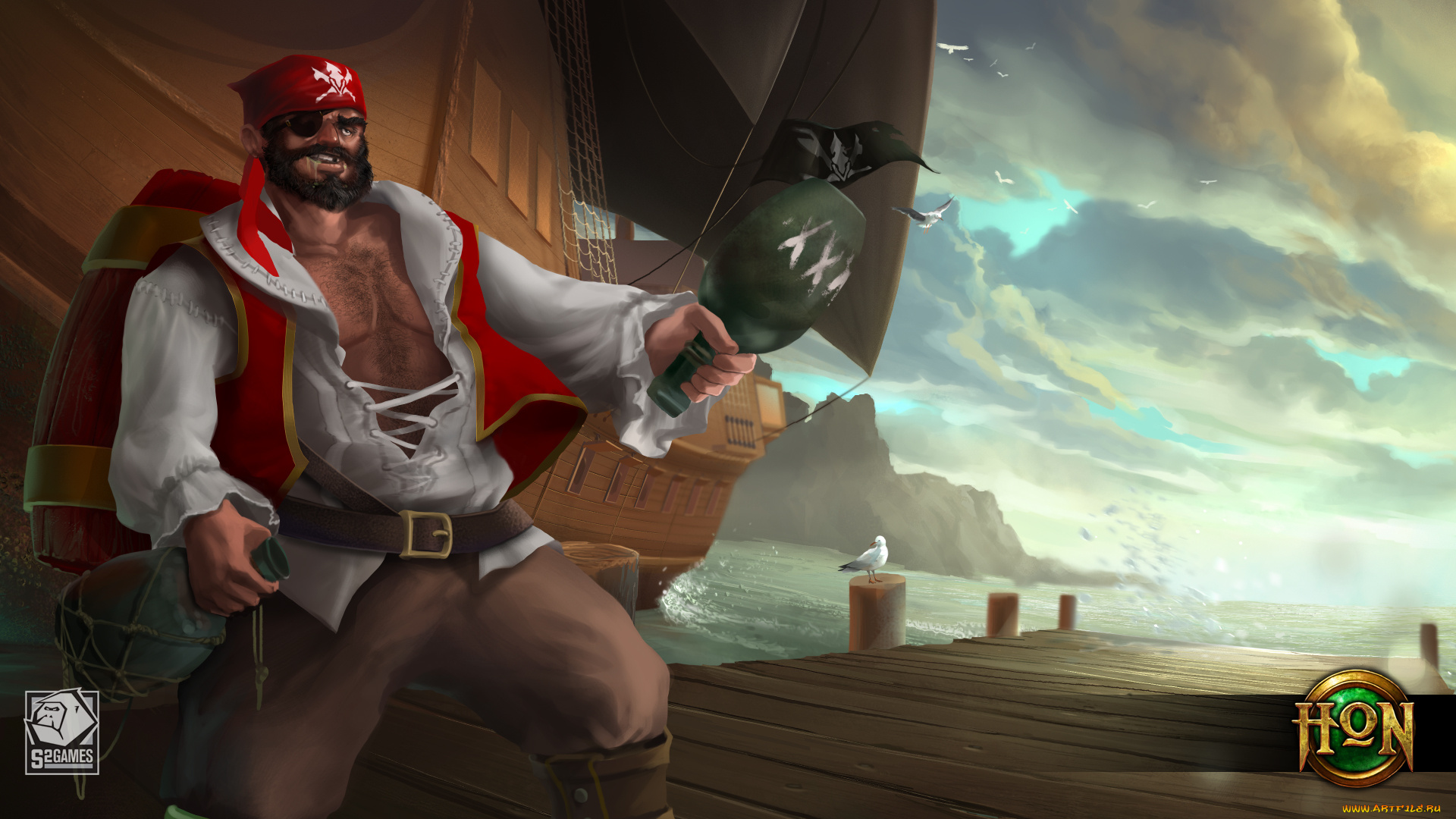 видео, игры, heroes, of, newerth, персонаж