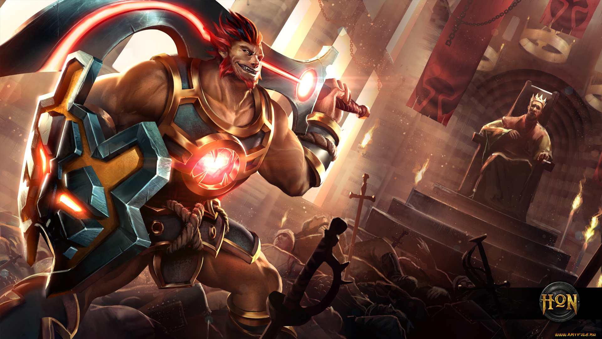 видео, игры, heroes, of, newerth, персонаж