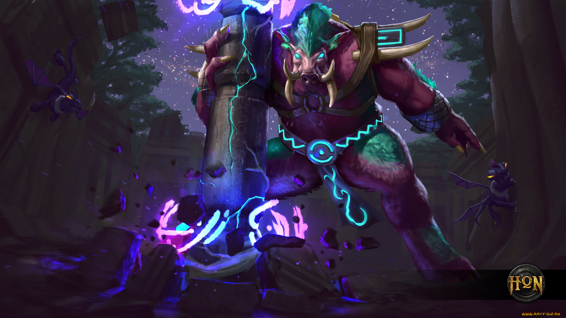 видео, игры, heroes, of, newerth, персонаж