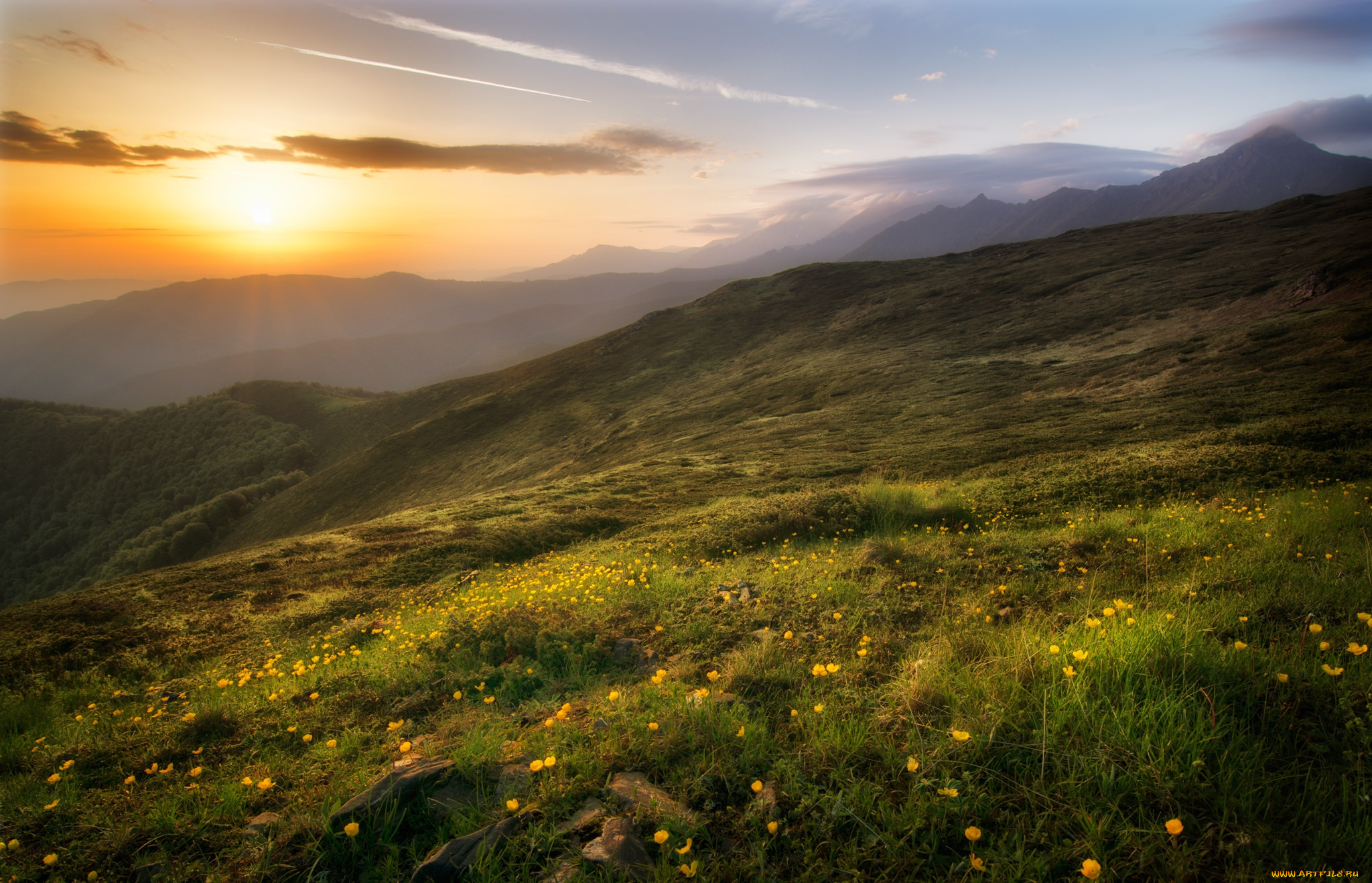 природа, восходы, закаты, рассвет